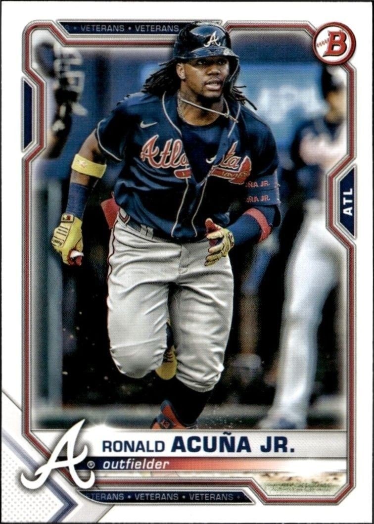 2021 Bowman Ronald Acuña Jr. #62 trading card