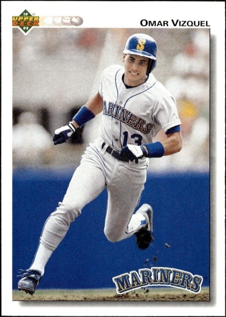 1992 Upper-Deck Low Number Omar Vizquel #401 trading card