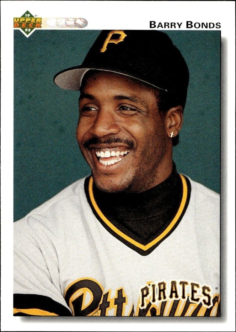 1992 Upper-Deck Low Number Barry Bonds #134 trading card