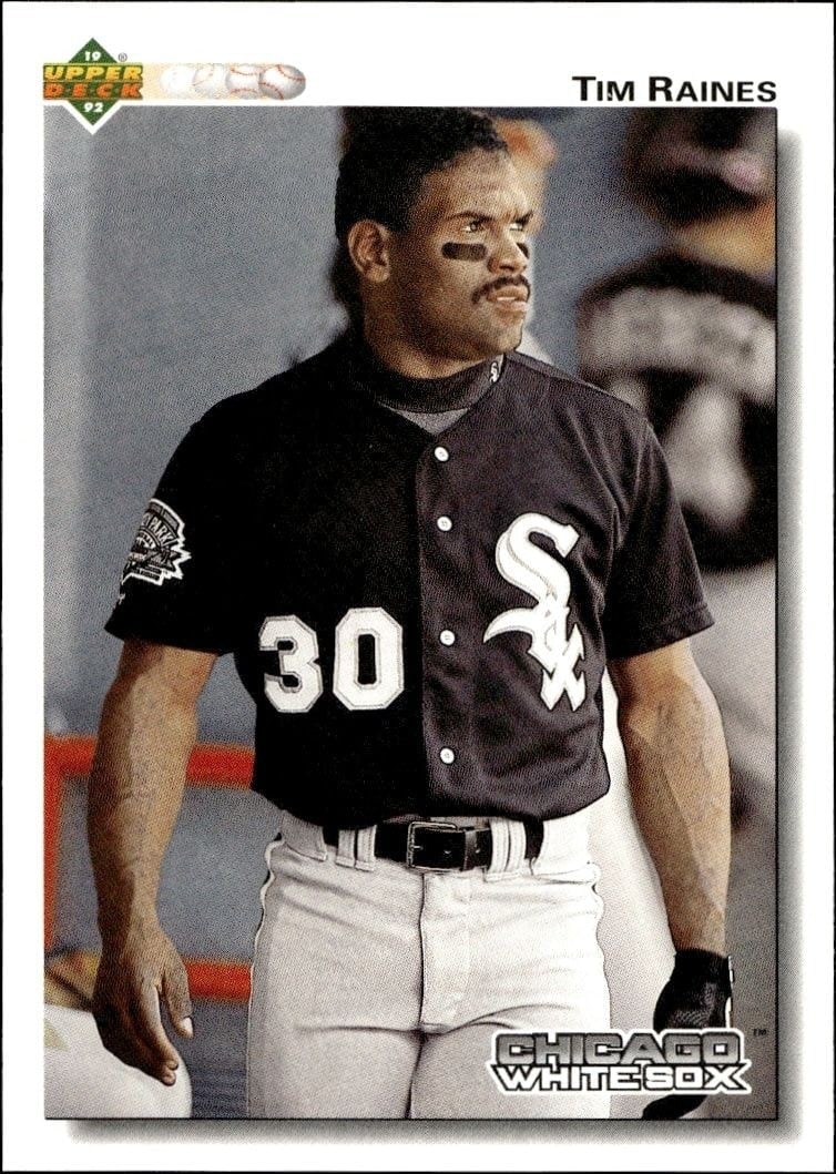 1992 Upper Deck Tim Raines #575 baseball trading card front