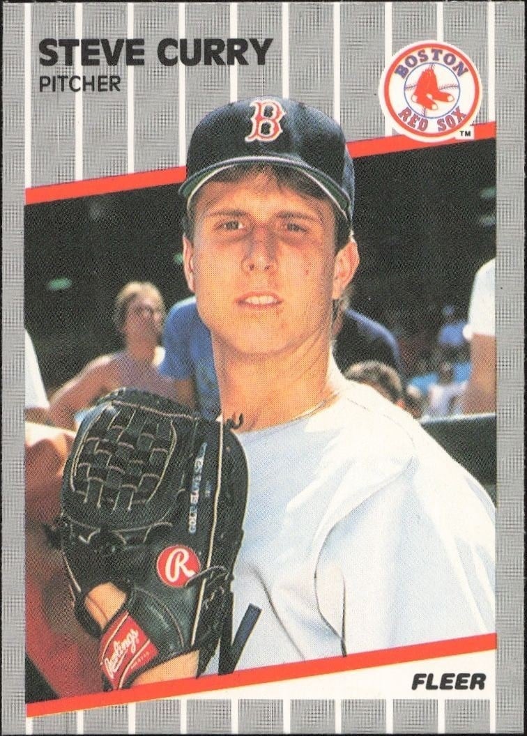 1989 Fleer Steve Curry #86 trading card