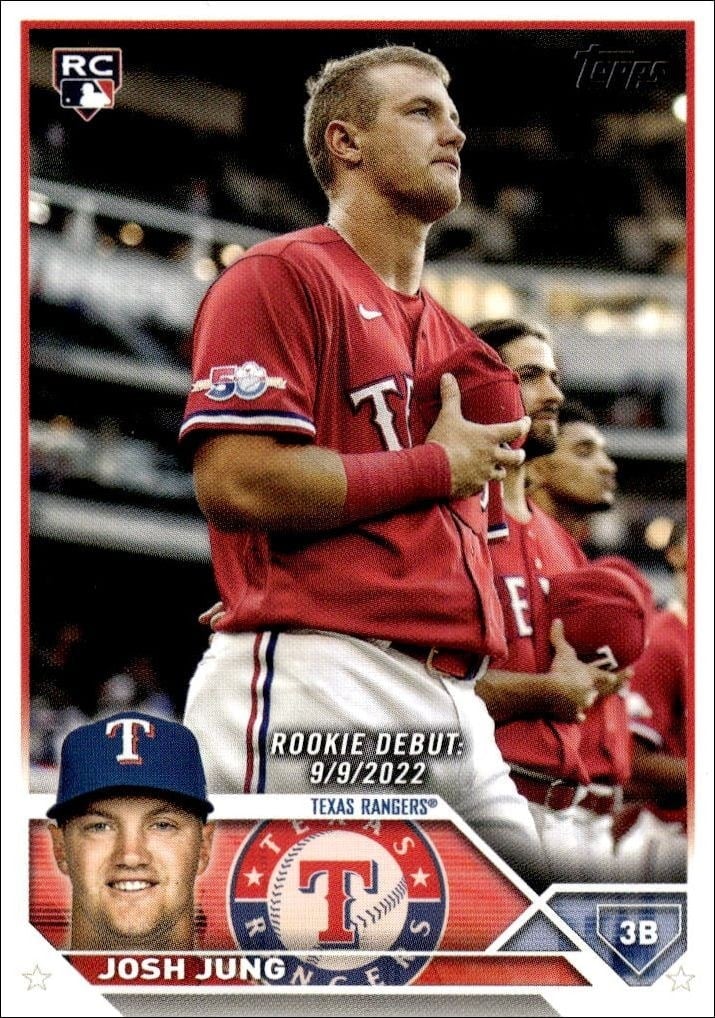 2023 Topps Update Series Josh Jung #US308 trading card
