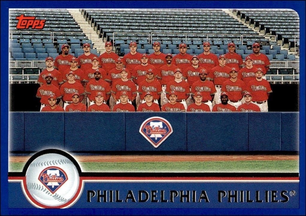 2003 Topps Series 2 Philadelphia Phillies #651 trading card