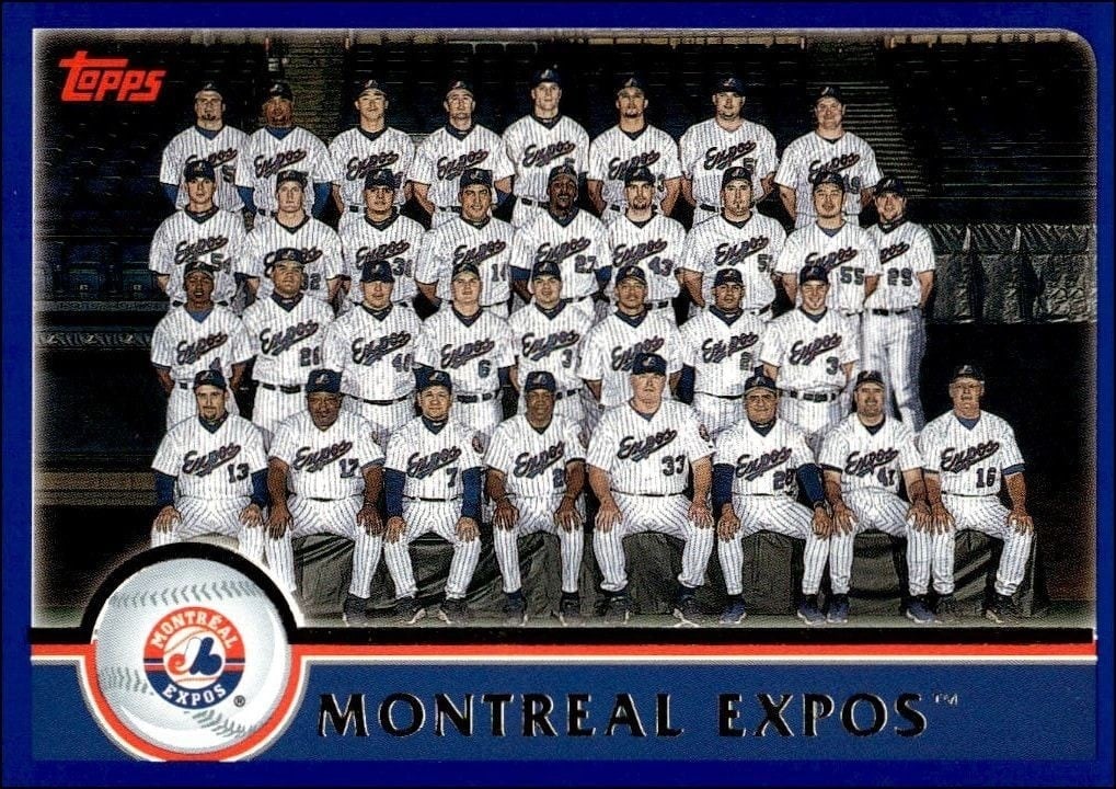 2003 Topps Series 2 Montreal Expos #647 trading card
