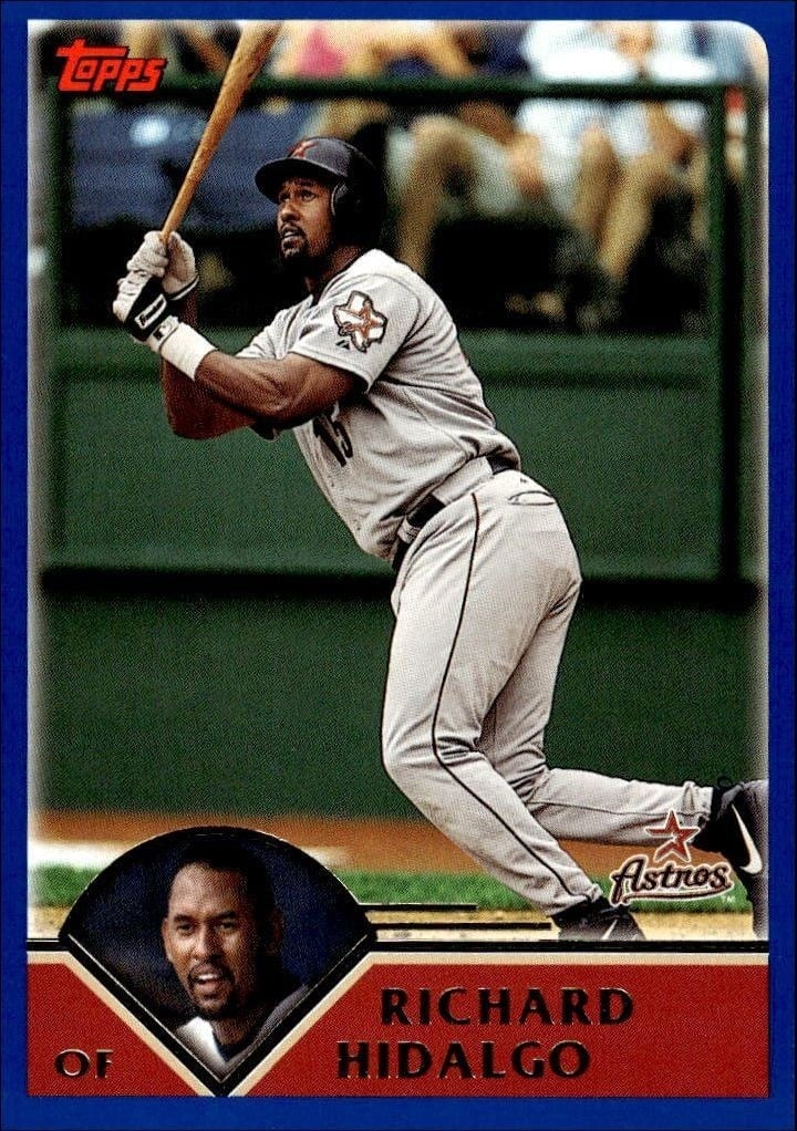 2003 Topps Series 2 Richard Hidalgo #584 trading card