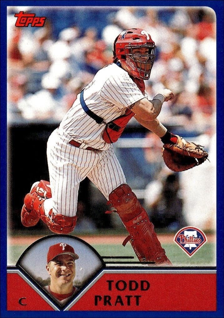 2003 Topps Series 2 Todd Pratt #572 trading card