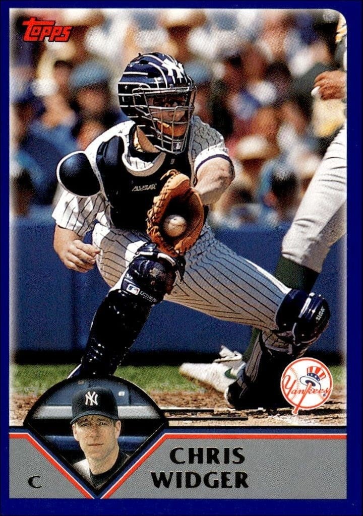 2003 Topps Series 2 Chris Widger #575 trading card