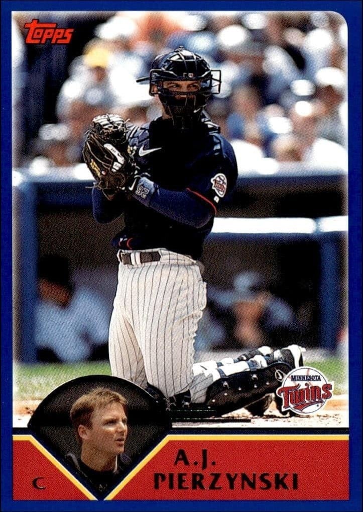 2003 Topps Series 2 A.J. Pierzynski #616 trading card
