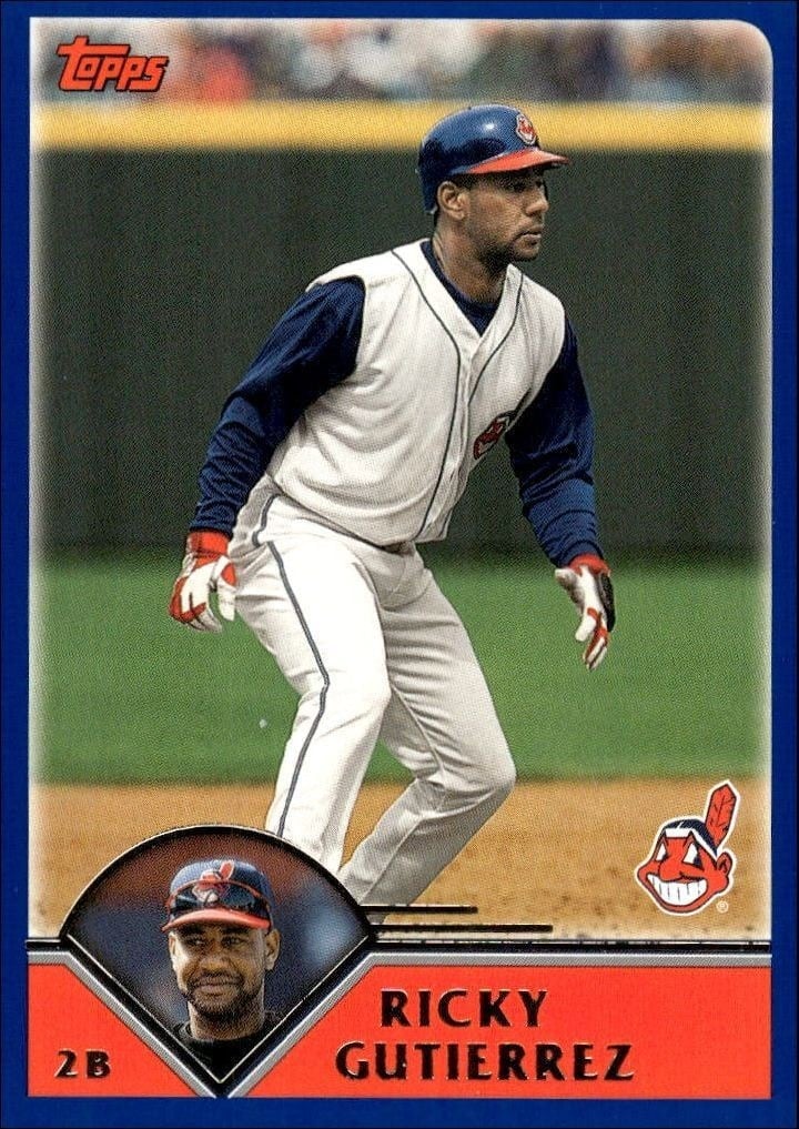2003 Topps Series 2 Ricky Gutierrez #627 trading card