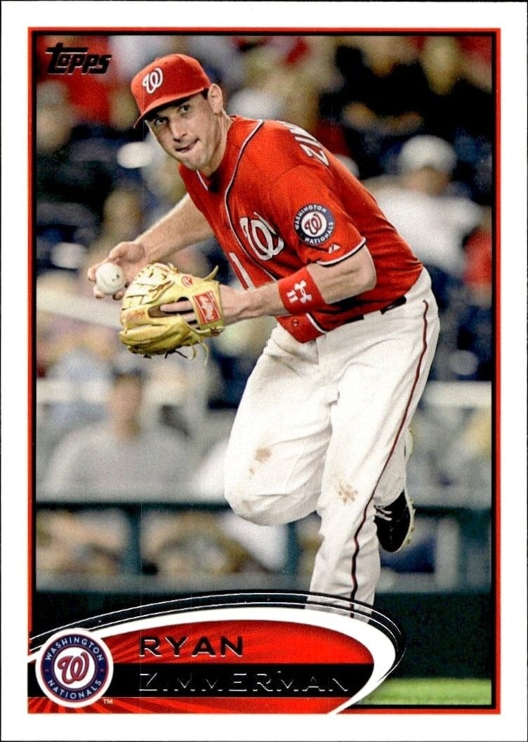 2012 Topps Series 2 Ryan Zimmerman #386 trading card