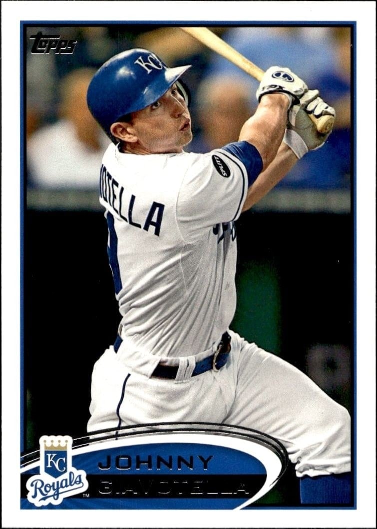 2012 Topps Series 2 Johnny Giavotella #442 trading card