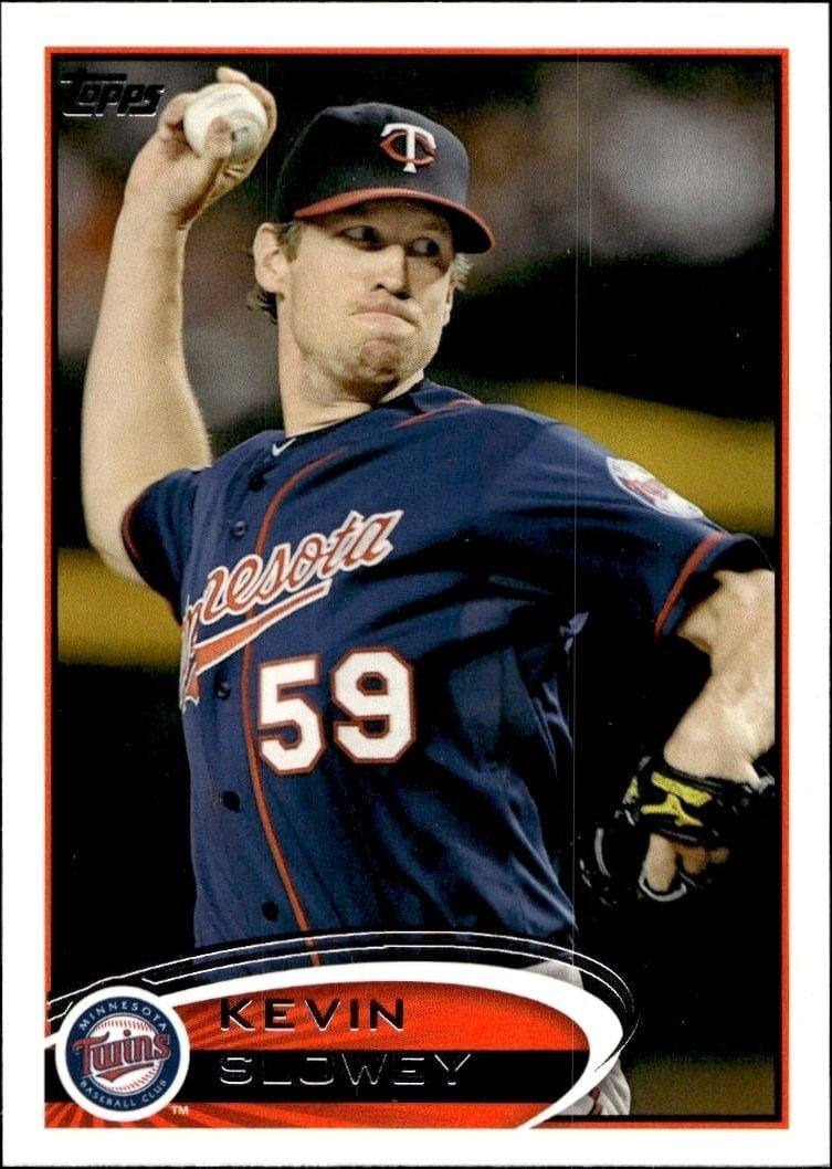 2012 Topps Series 1 Kevin Slowey #111 trading card