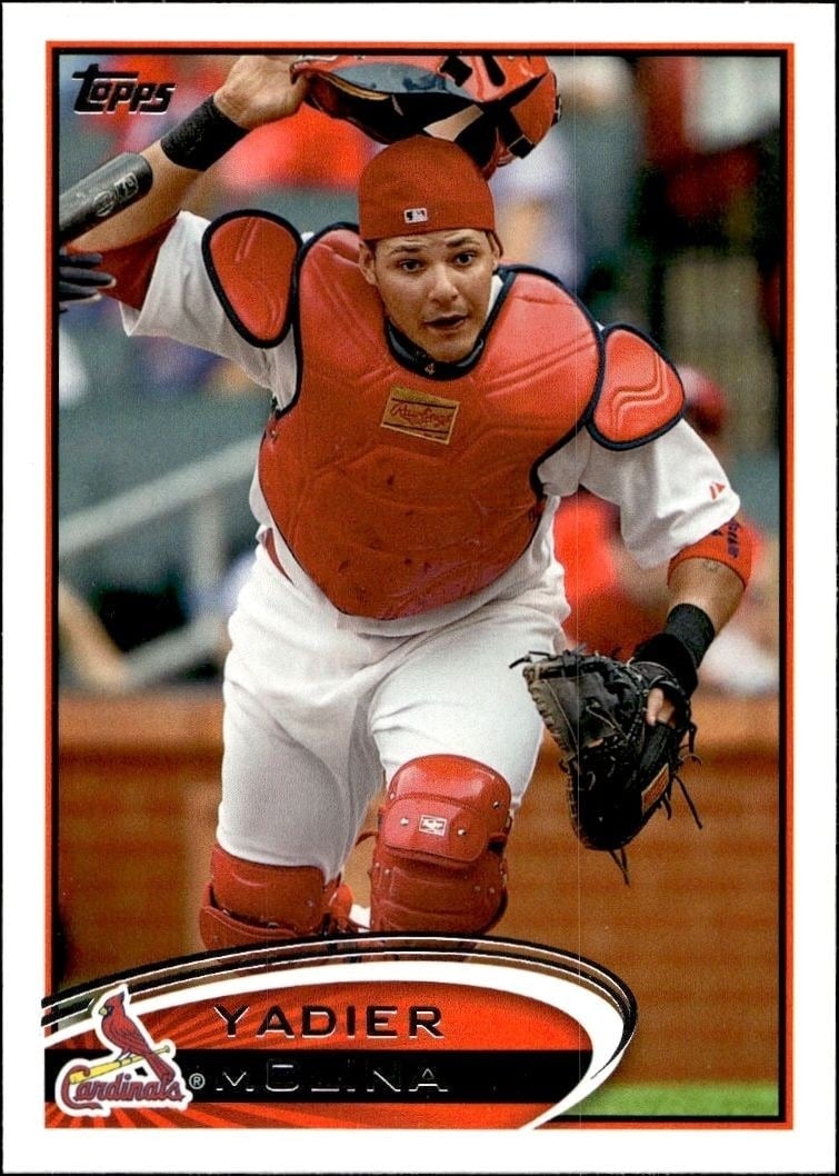 2012 Topps Series 1 Yadier Molina #174 trading card