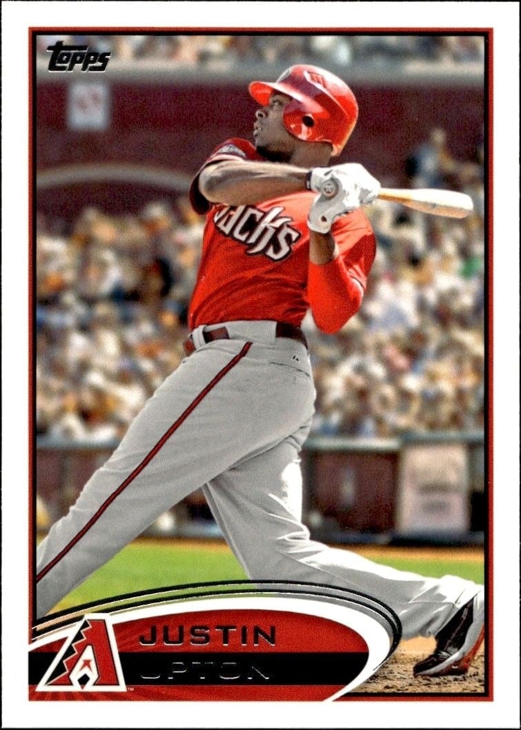 2012 Topps Series 2 Justin Upton #450 trading card