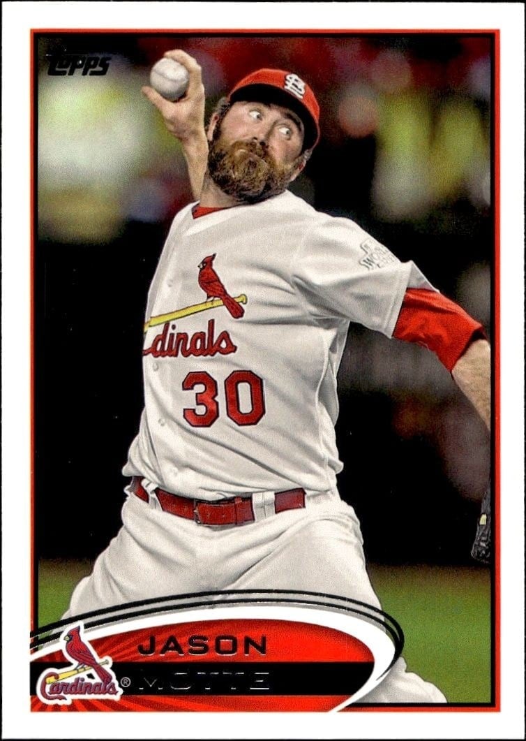 2012 Topps Series 2 Jason Motte #434 trading card