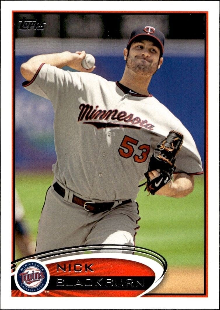 2012 Topps Series 1 Nick Blackburn #316 trading card