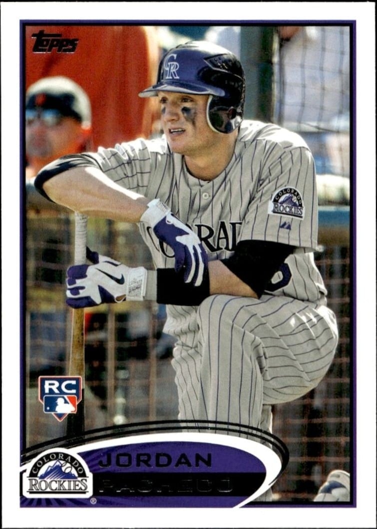 2012 Topps Series 1 Jordan Pacheco #219 trading card