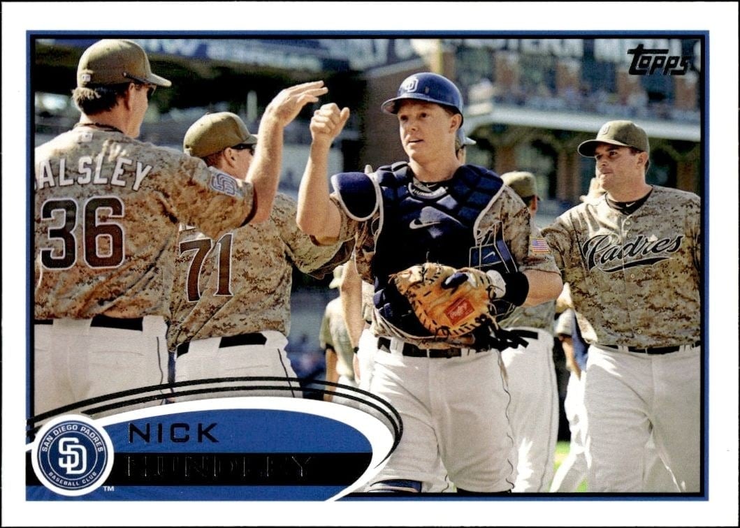 2012 Topps Series 1 Nick Hundley #312 trading card