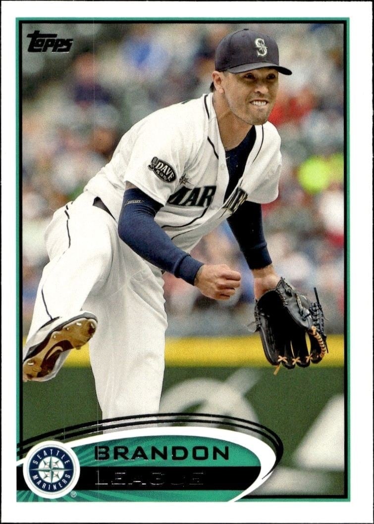2012 Topps Series 2 Brandon League #378 trading card