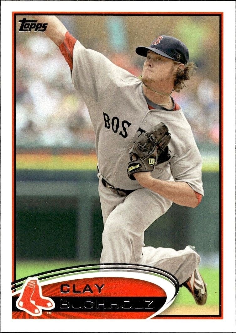 2012 Topps Series 1 Clay Buchholz #247 trading card