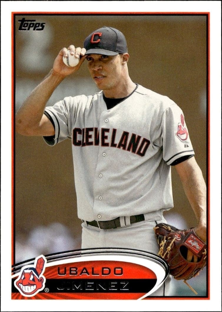 2012 Topps Series 1 Ubaldo Jimenez #306 trading card