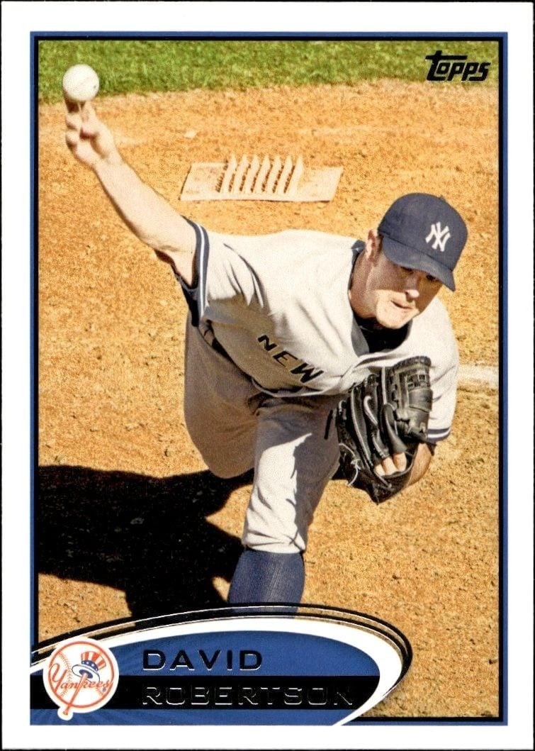 2012 Topps Series 1 David Robertson #206 trading card