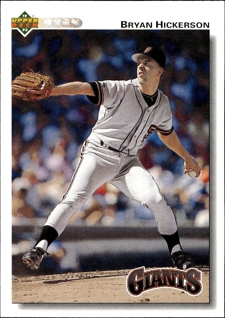 1992 Upper-Deck Low Number Bryan Hickerson #667 trading card