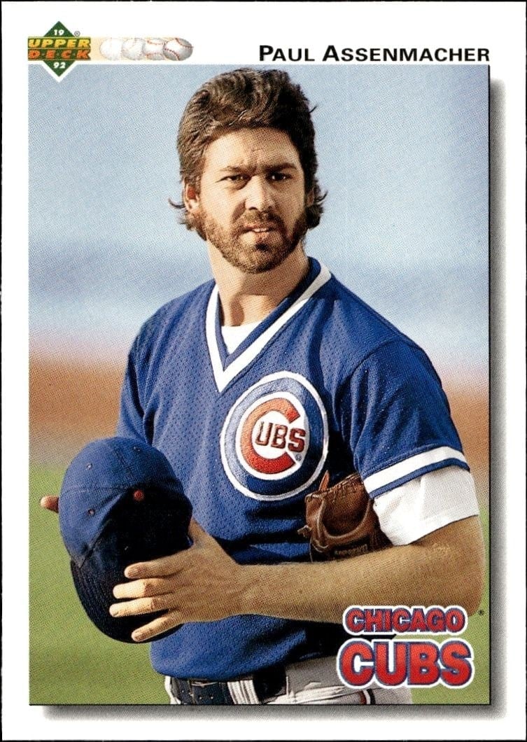 1992 Upper-Deck Low Number Paul Assenmacher #590 trading card