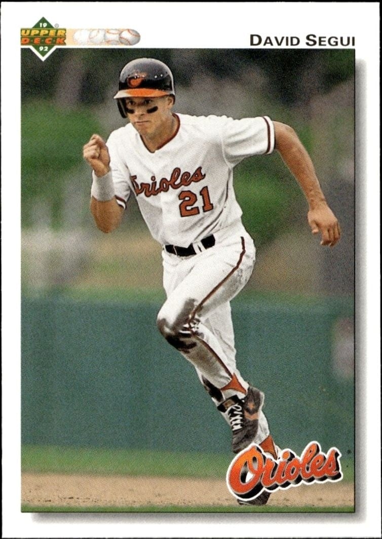 1992 Upper-Deck Low Number David Segui #316 trading card