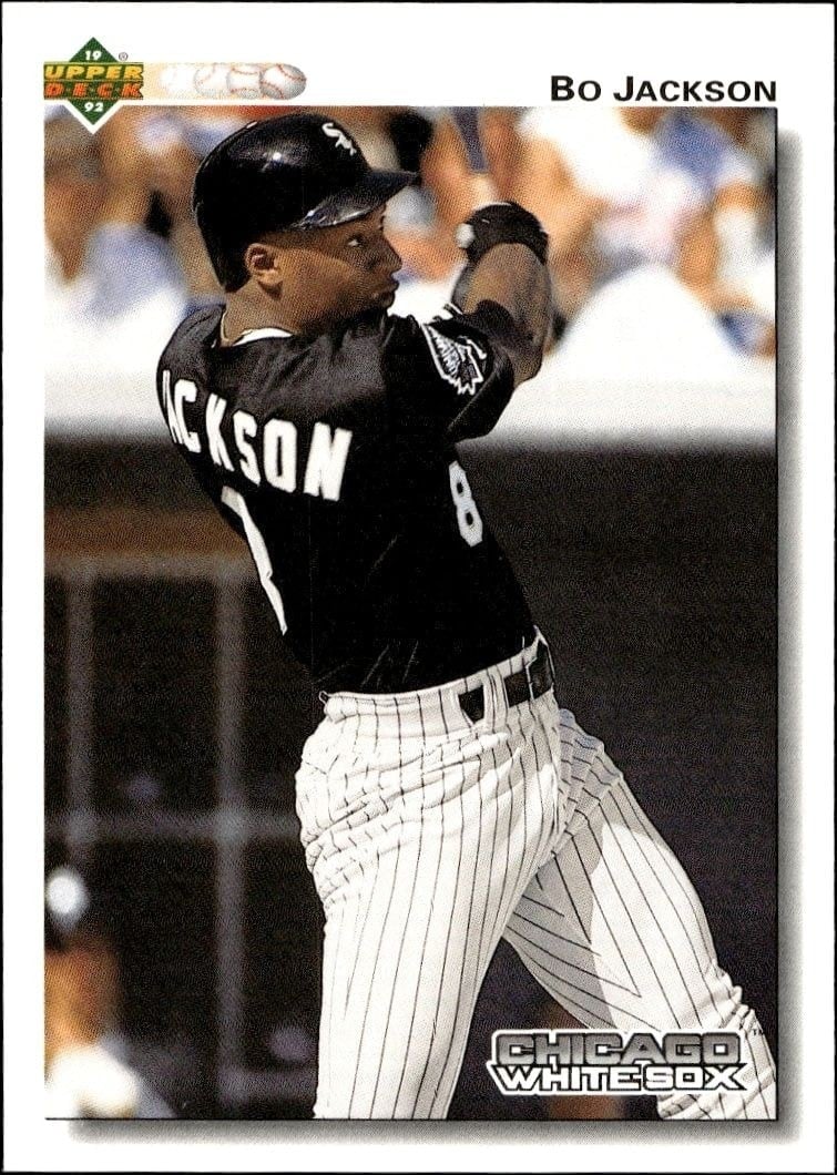 1992 Upper-Deck Low Number Bo Jackson #555 trading card