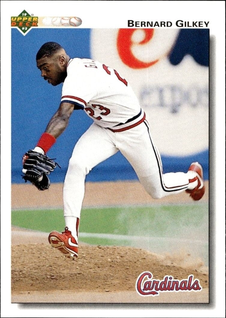 1992 Upper-Deck Low Number Bernard Gilkey #552 trading card