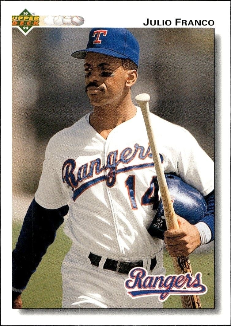 1992 Upper-Deck Low Number Julio Franco #241 trading card