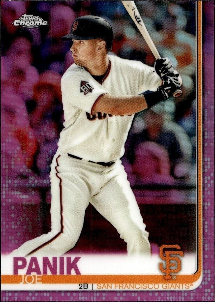 2019 Topps Chrome Joe Panik #14 trading card