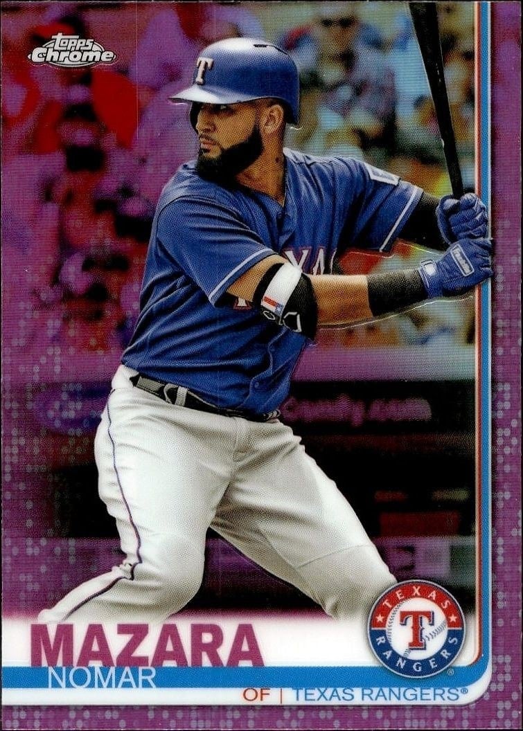 2019 Topps Chrome Nomar Mazara #26 trading card