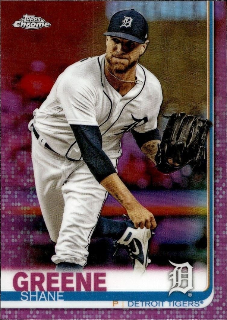 2019 Topps Chrome Shane Greene #21 trading card