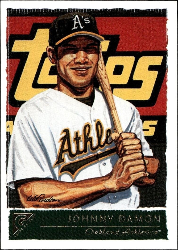2001 Topps Gallery Johnny Damon #87 trading card