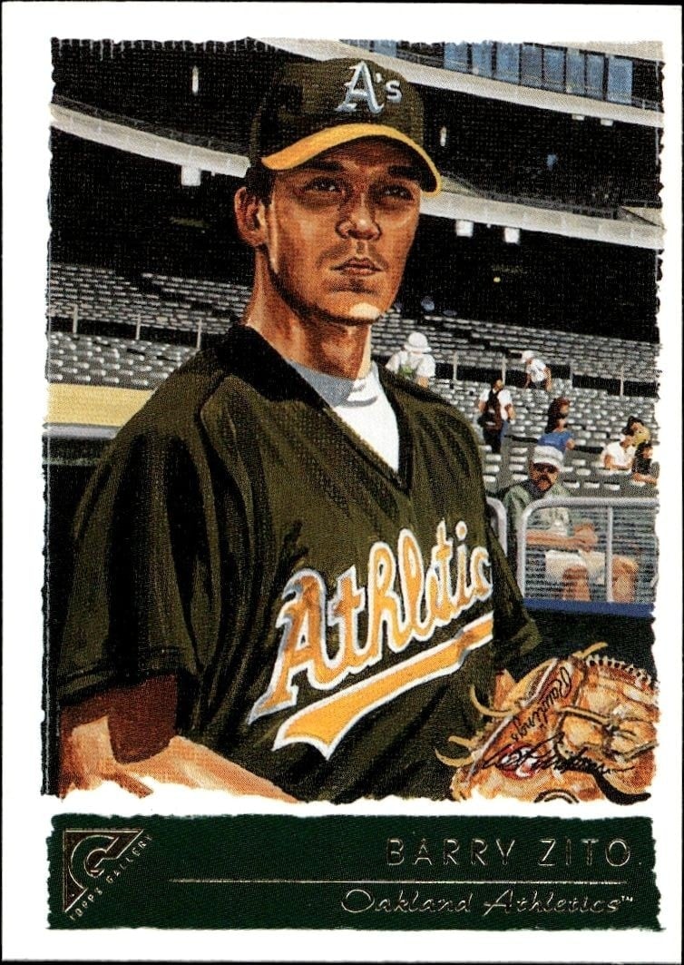 2001 Topps Gallery Barry Zito #97 trading card