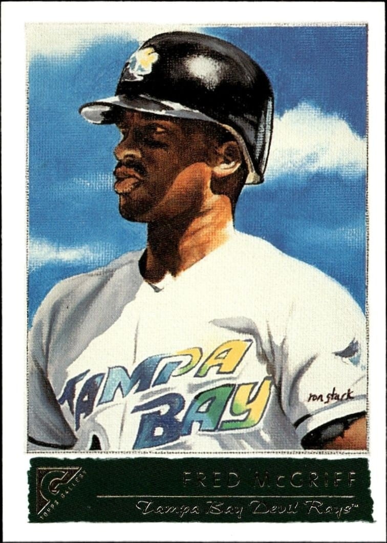 2001 Topps Gallery Fred McGriff #95 trading card