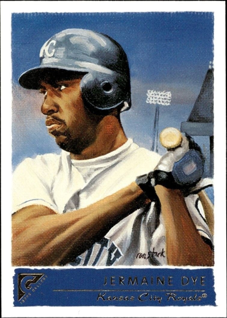 2001 Topps Gallery Jermaine Dye #28 trading card
