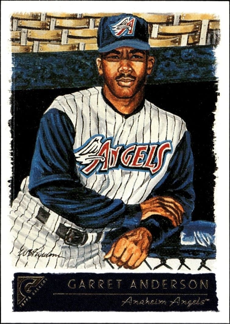 2001 Topps Gallery Garret Anderson #17 trading card