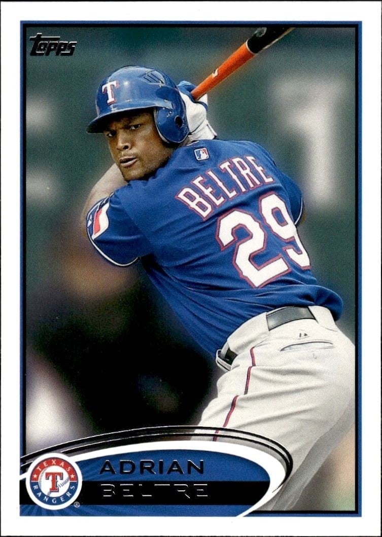 2012 Topps Series 1 Adrian Beltre #310 trading card