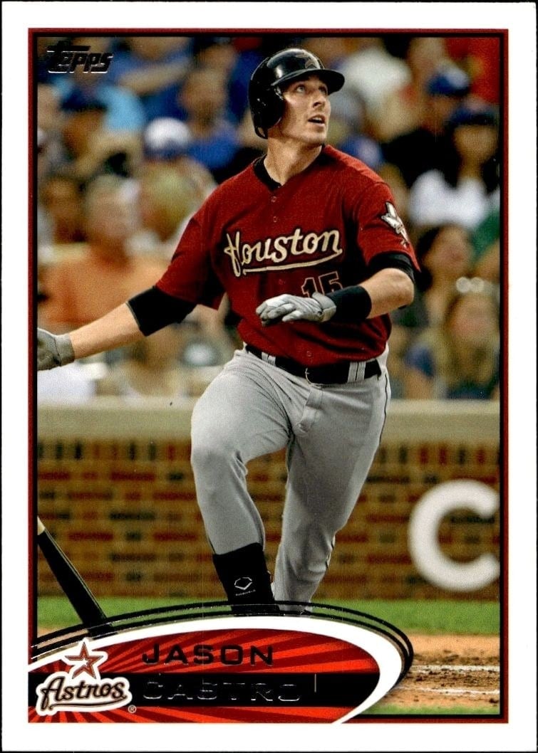 2012 Topps Series 2 Jason Castro #568 trading card