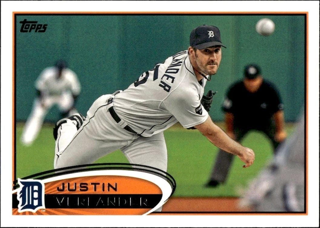 2012 Topps Series 2 Justin Verlander #639 trading card