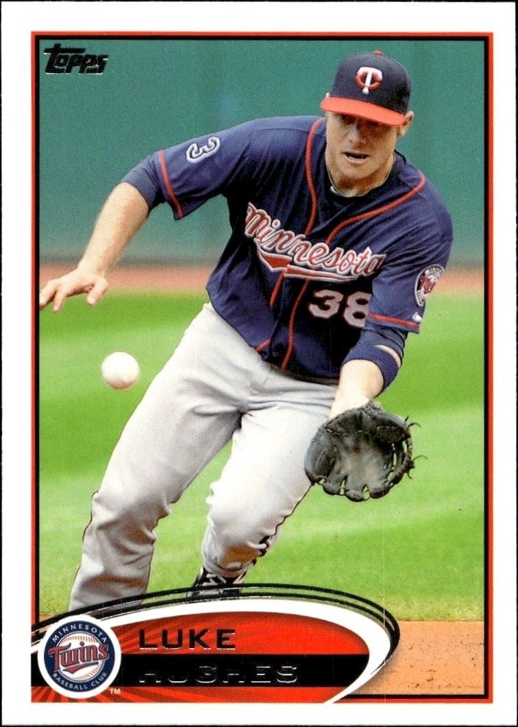 2012 Topps Series 2 Luke Hughes #529 trading card