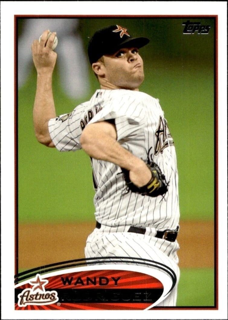 2012 Topps Series 2 Wandy Rodriguez #382 trading card