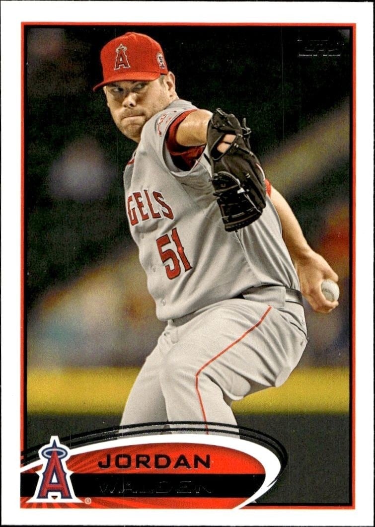 2012 Topps Series 2 Jordan Walden #653 trading card