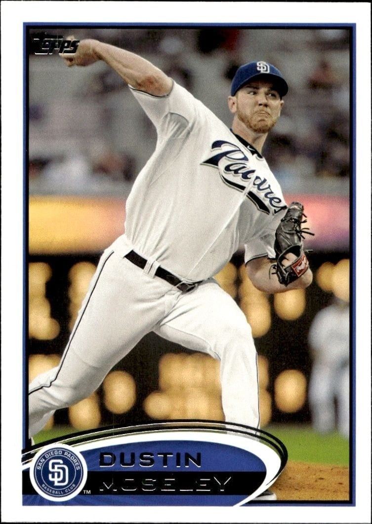 2012 Topps Series 2 Dustin Moseley #448 trading card