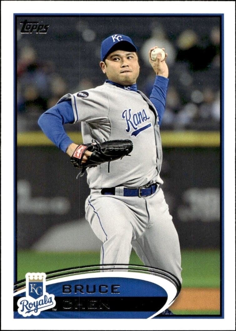 2012 Topps Series 2 Bruce Chen #647 trading card