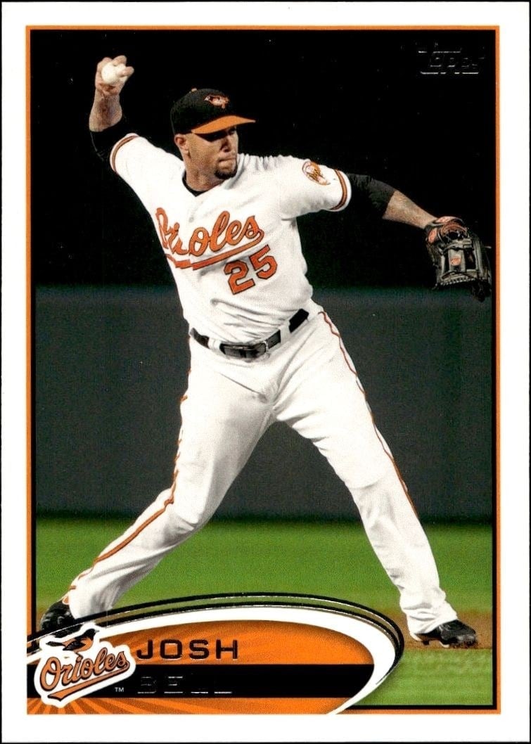 2012 Topps Series 1 Josh Bell #121 trading card