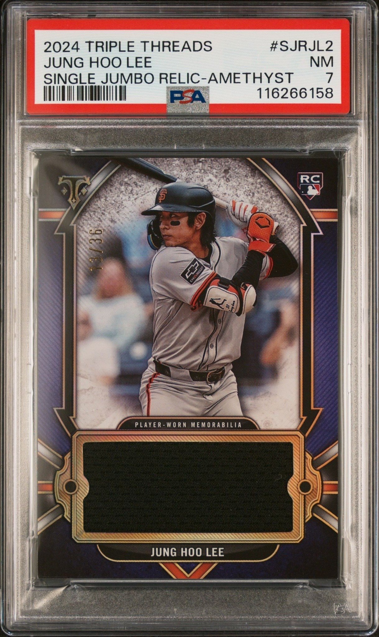 2024 Topps Triple Threads Jung Hoo Lee #SJR-JL2 trading card